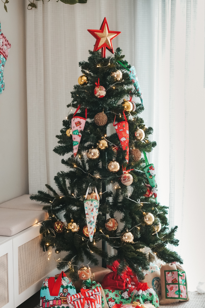 Enfeite Árvore de Natal - Hello Kitty