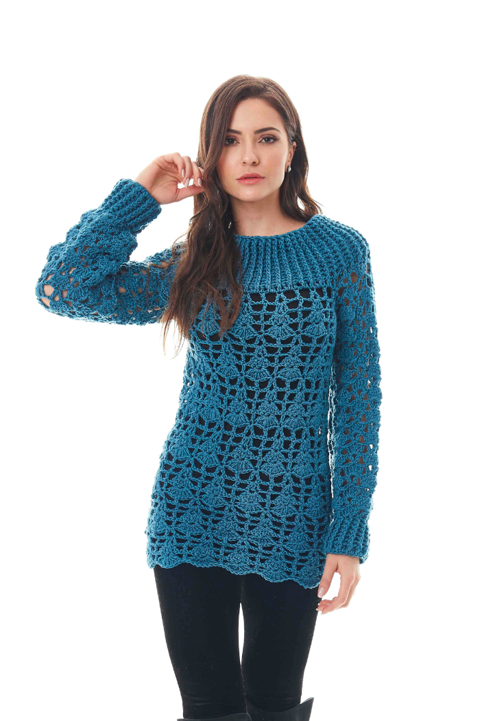 Blusa Azul Petróleo