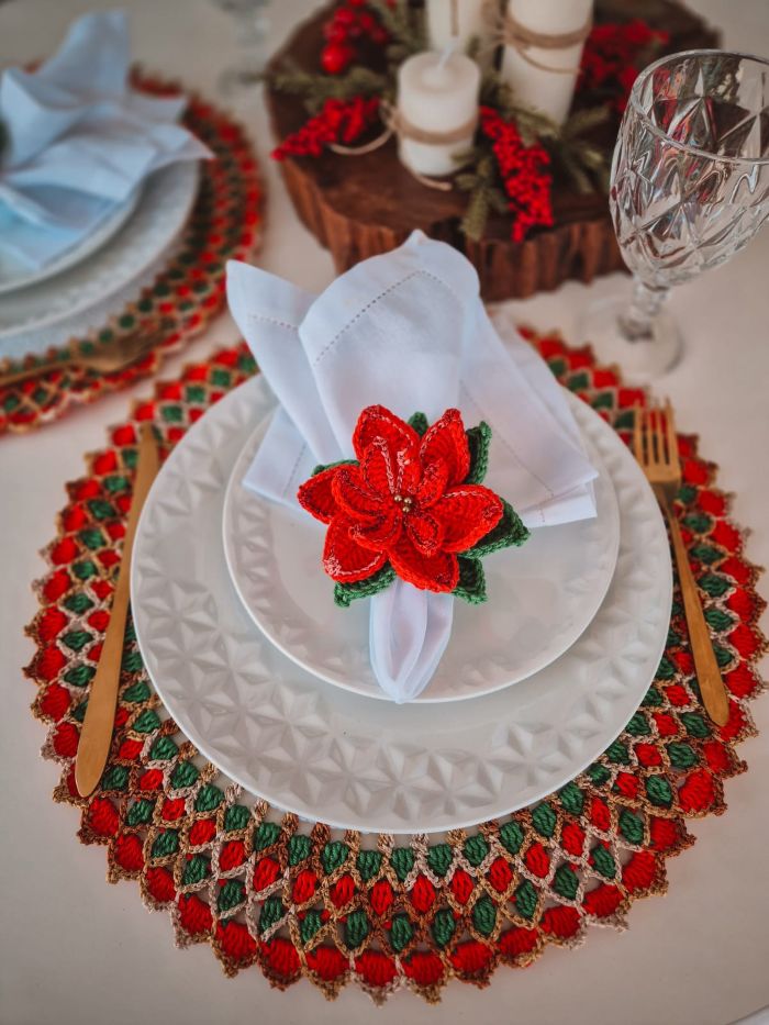 Christmas Placemat and Napkin Holder