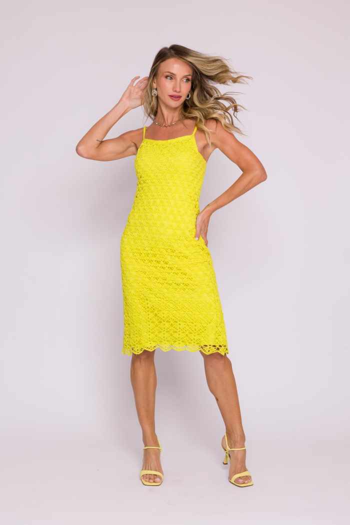 Vestido Amarillo Cítrico