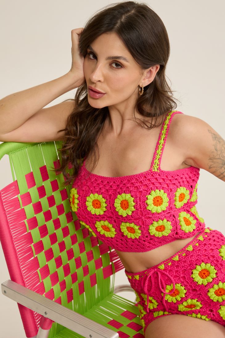 Conjunto Top e Short Dayse