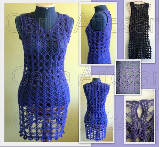 Vestido Azul Klein