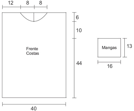 Blusa de Crochê - Manequim