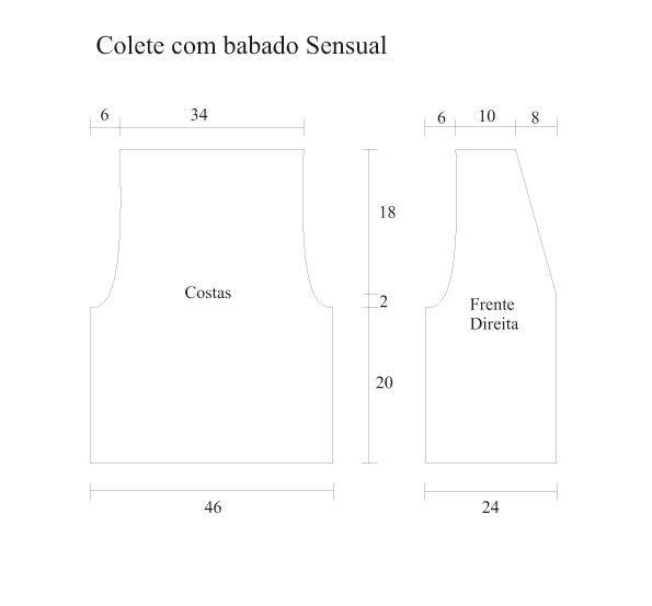 Casaco Babados