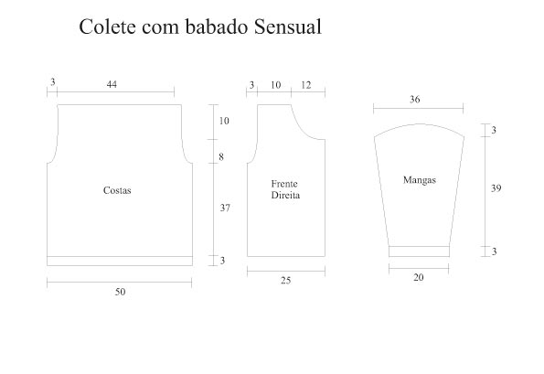 Colete Babados