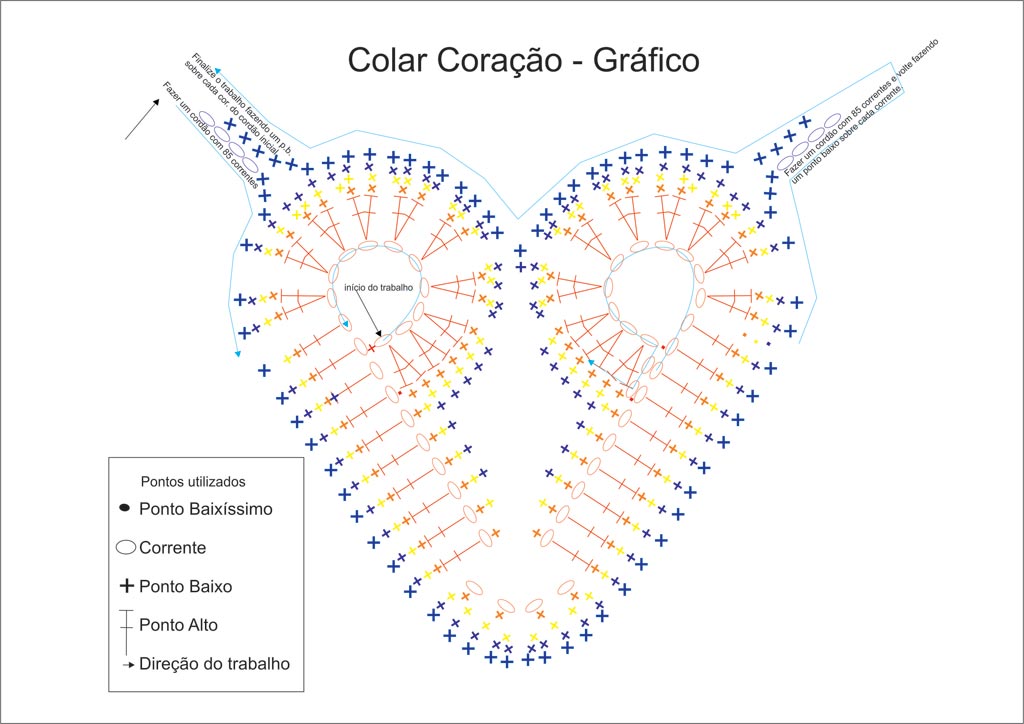 Colar coração