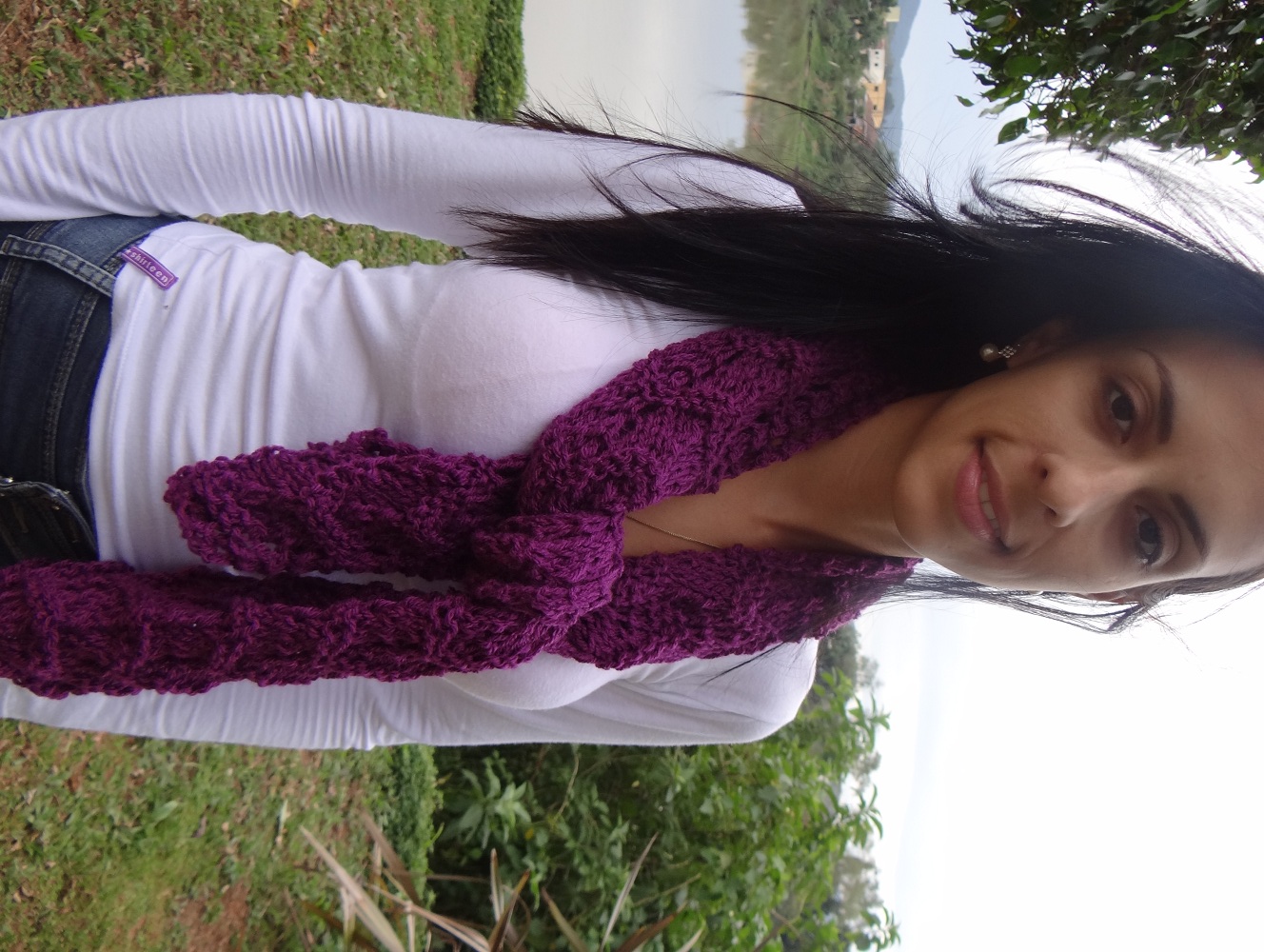 Cachecol Roxo