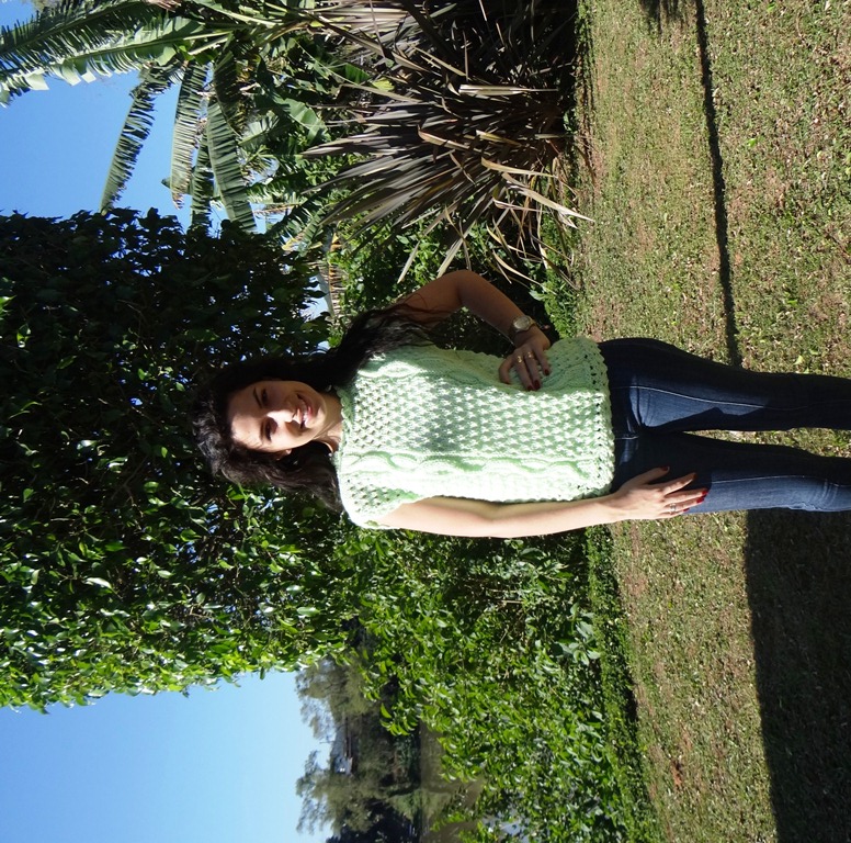 Blusa sem manga