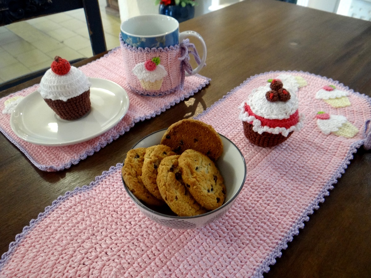 Conjunto de Mesa Cupcakes