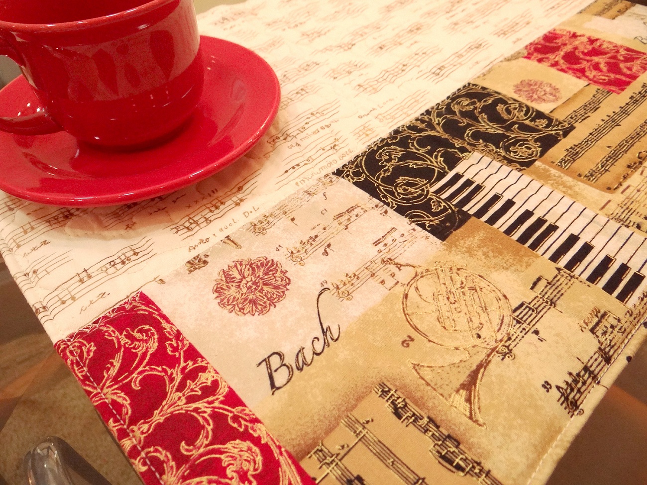Jogo Americano Notas Musicais