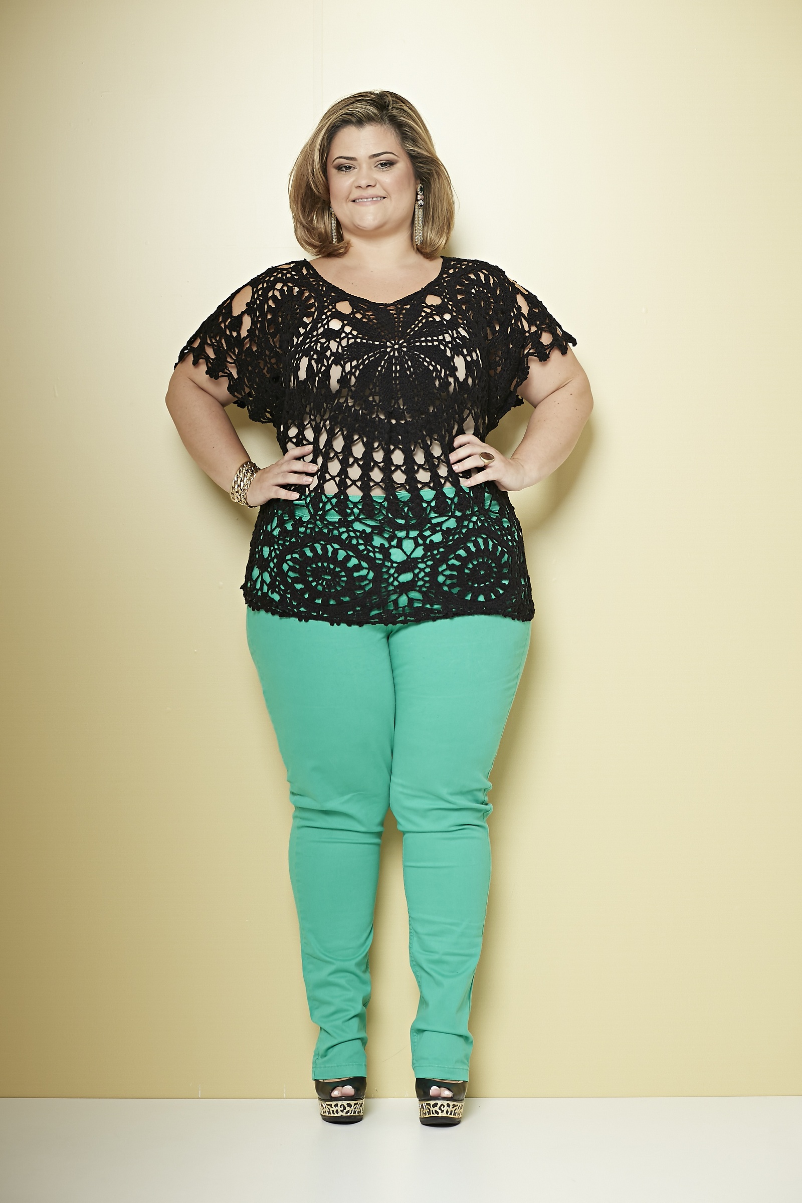 Plus Size - Blusa Motivos