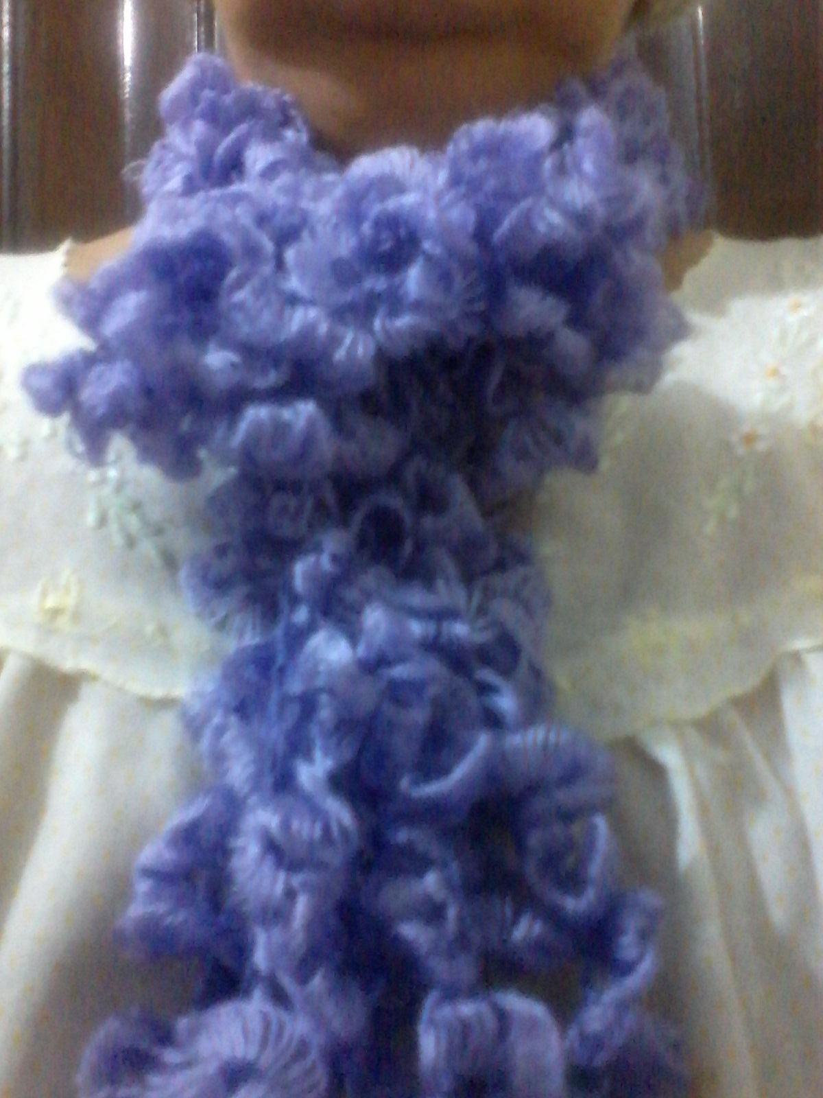 CACHECOL EM CROCHE COM LA SENSUAL FRUFRU
