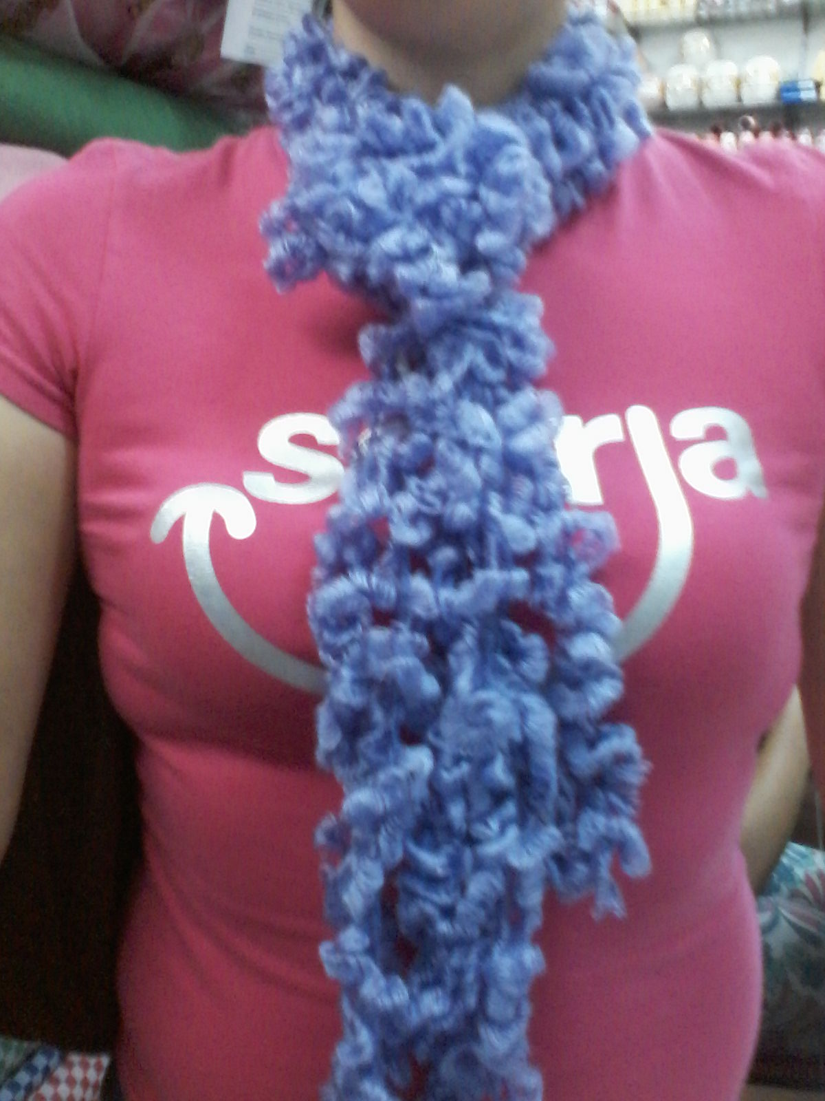 CACHECOL EM CROCHE COM LA SENSUAL FRUFRU