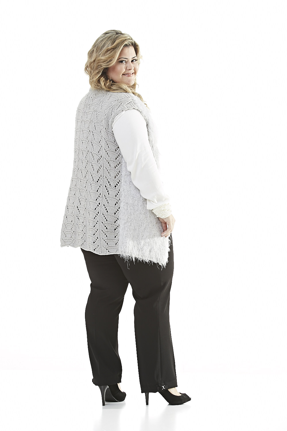 Plus Size - Colete Luxuoso