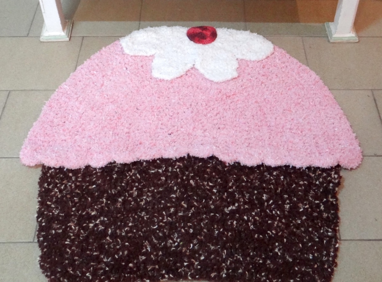 Tapete Bolo Cor de Rosa