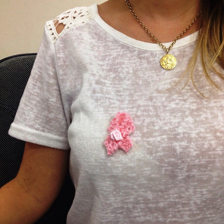 Laço Outubro Rosa