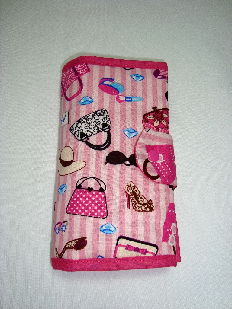 Porta Maquiagem Poá Rosa