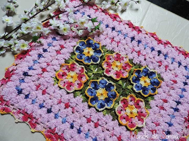 Tapete Soft Flor Rasteirinha