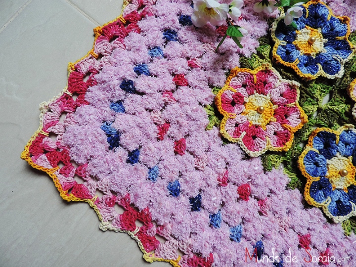 Tapete Soft Flor Rasteirinha