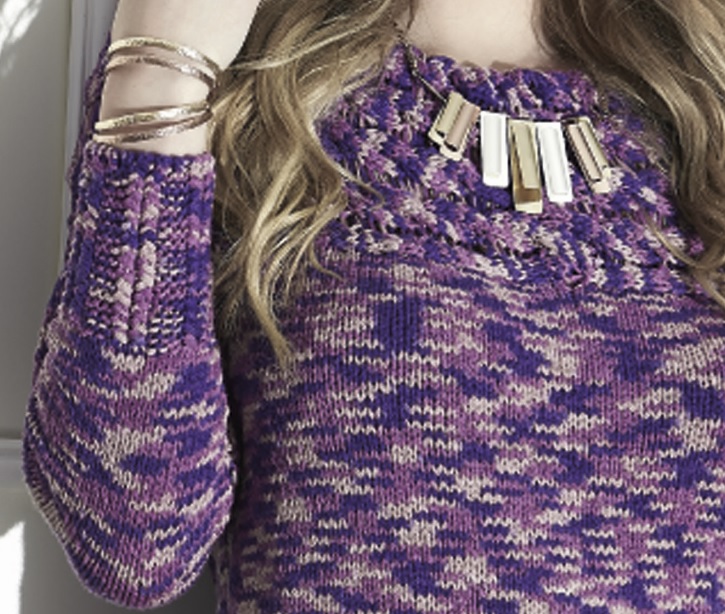 Blusa Mesclada Roxa Jazz