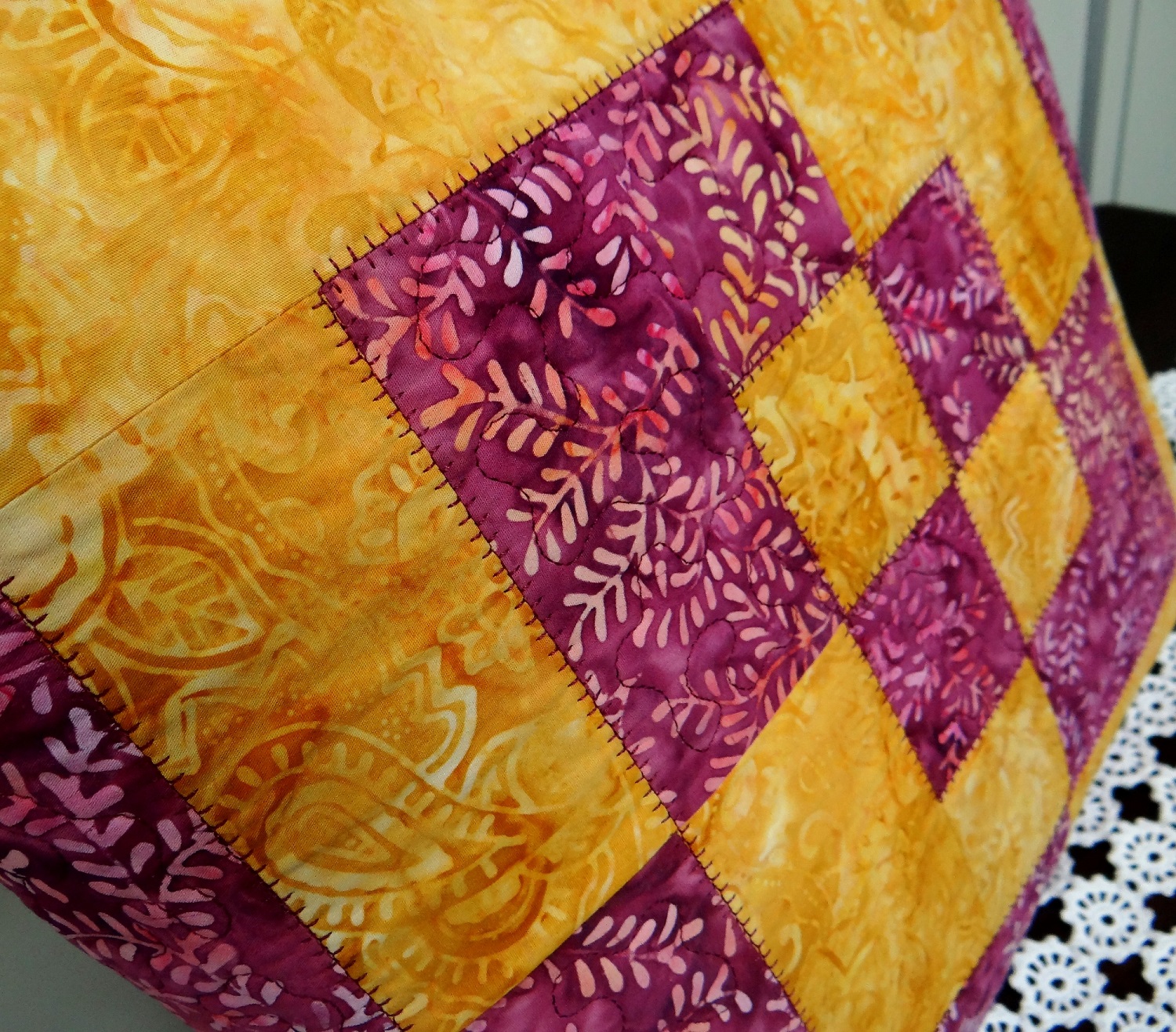 Capa de Almofada Batik