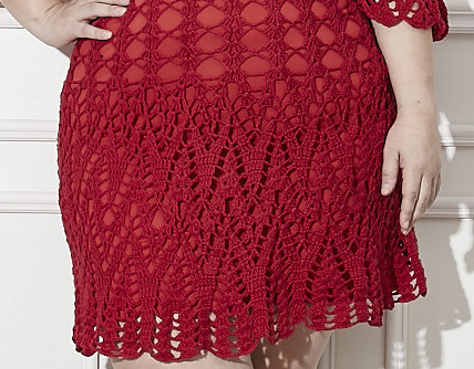 Plus Size - Vestido Vermelho