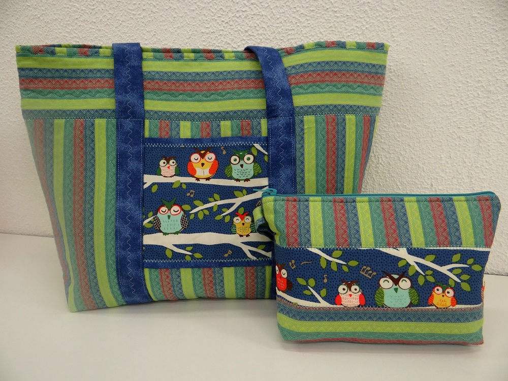 Bolsa e Necessaire Corujas