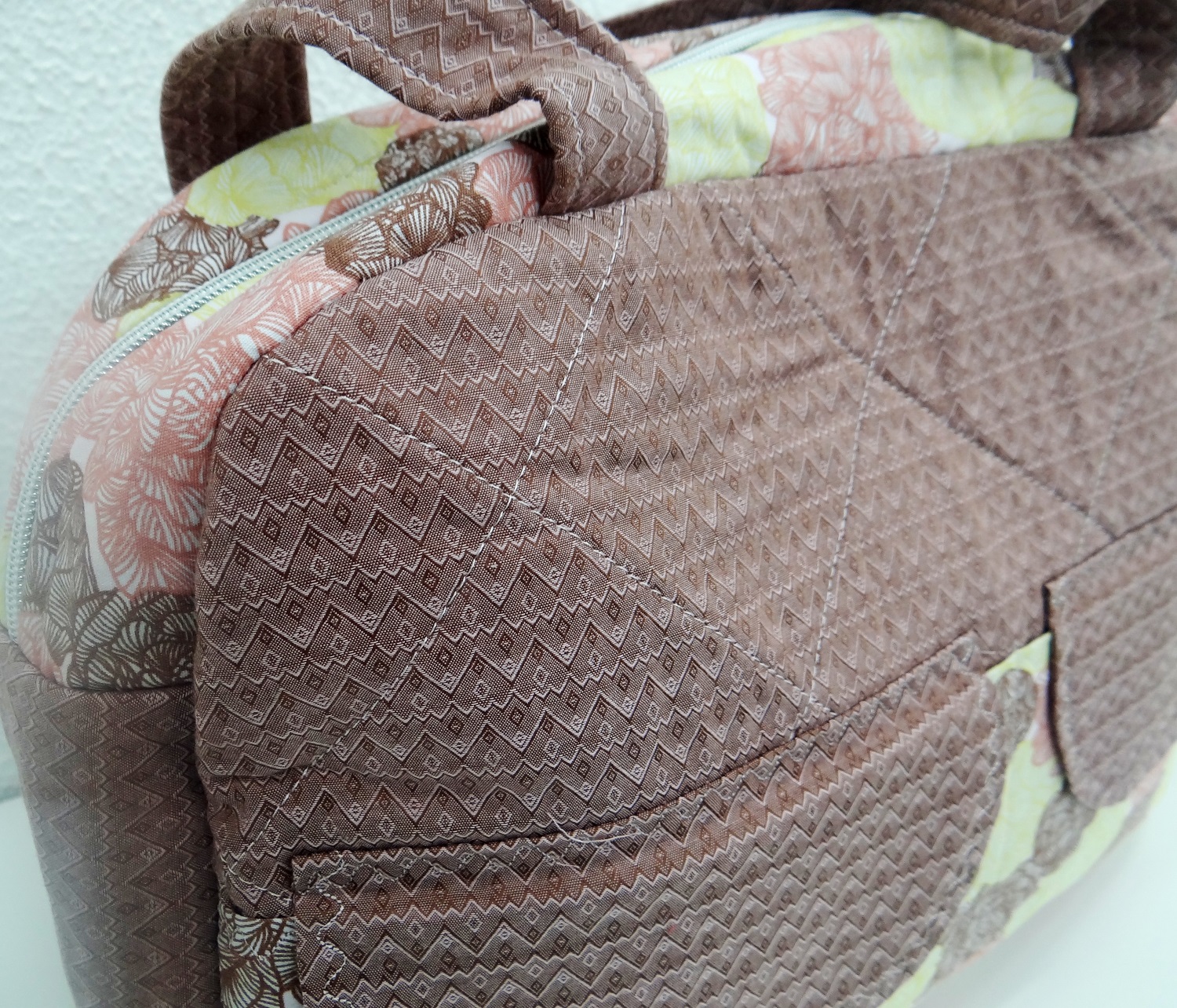 Bolsa Jacquard Rosê