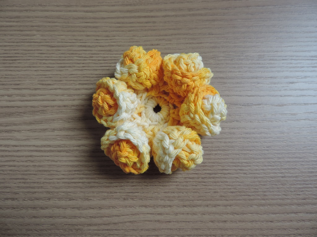 Flor de Crochê Mega Luxo's