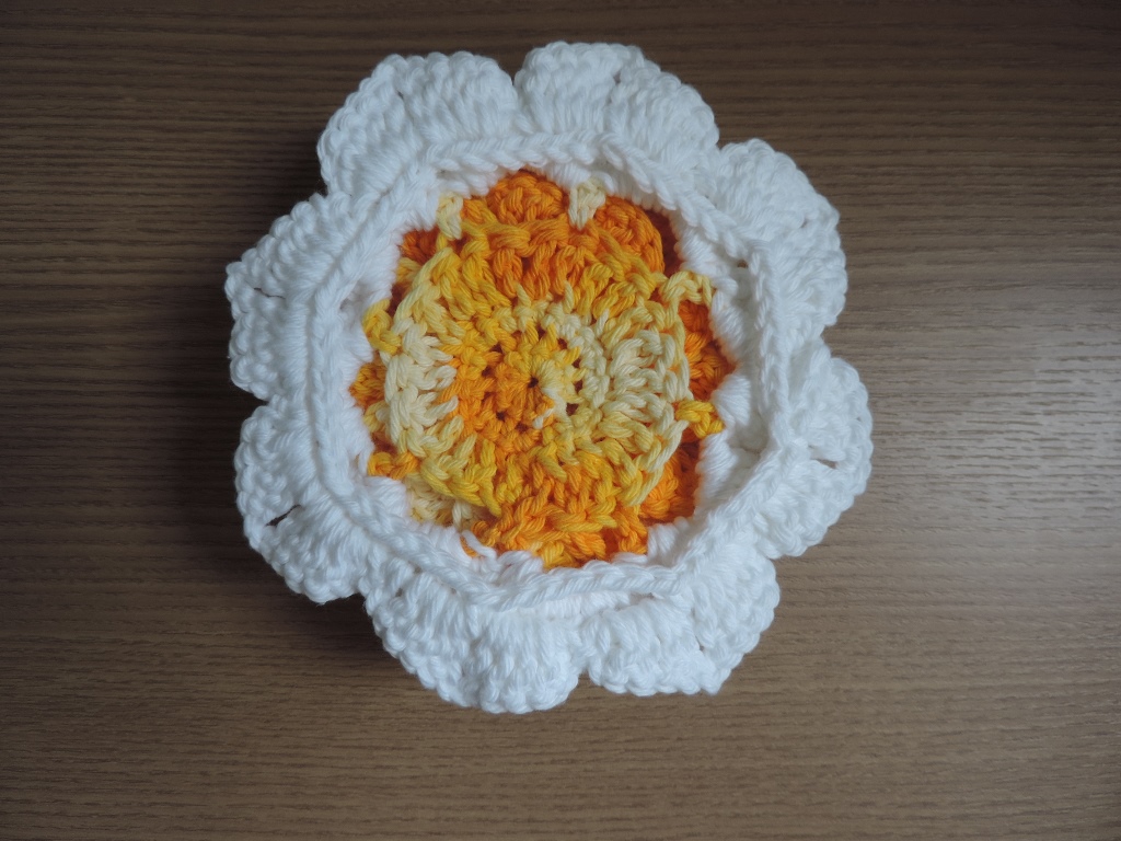 Flor de Crochê Mega Luxo's