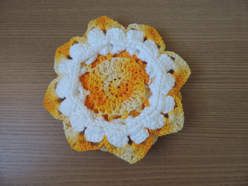 Flor de Crochê Mega Luxo's