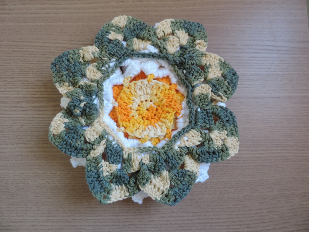 Flor de Crochê Mega Luxo's