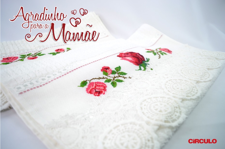 Jogo de Toalha Flores