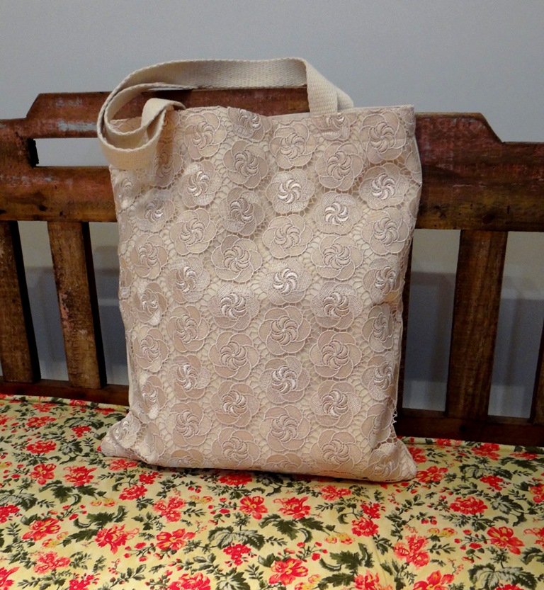Bolsa Tecido Renda