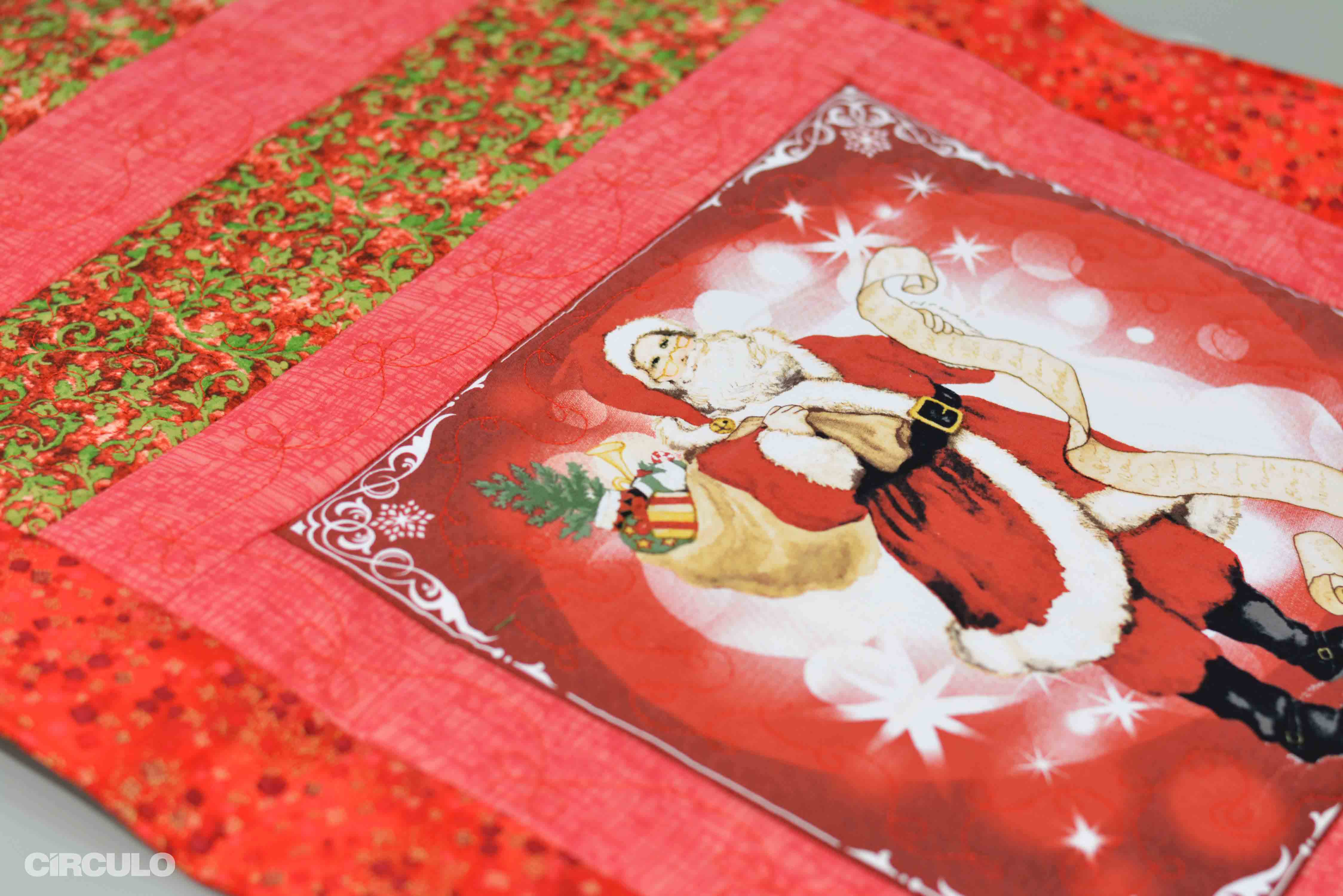 Trilho de Natal Quadradinhos