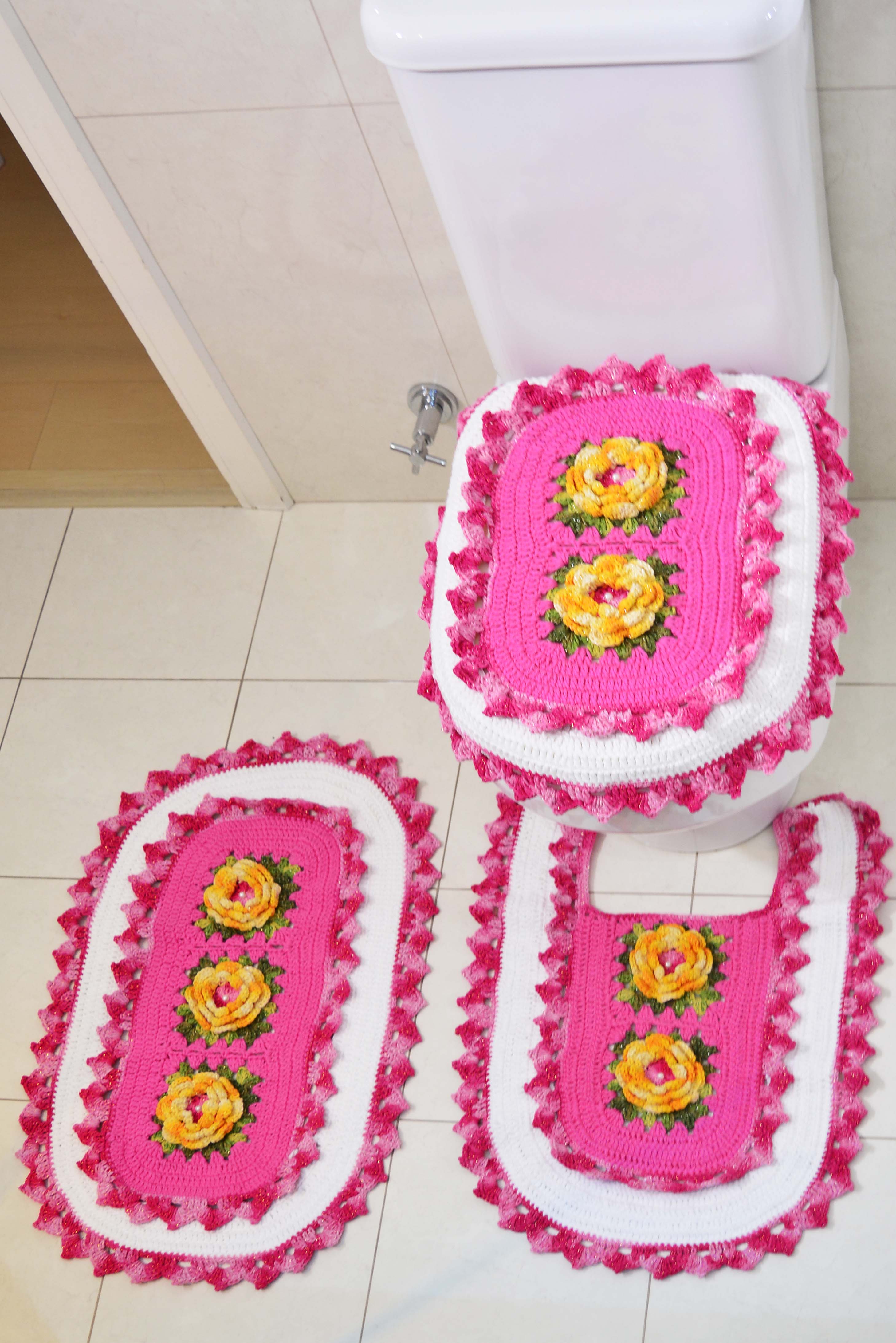 Jogo de Banheiro Pink