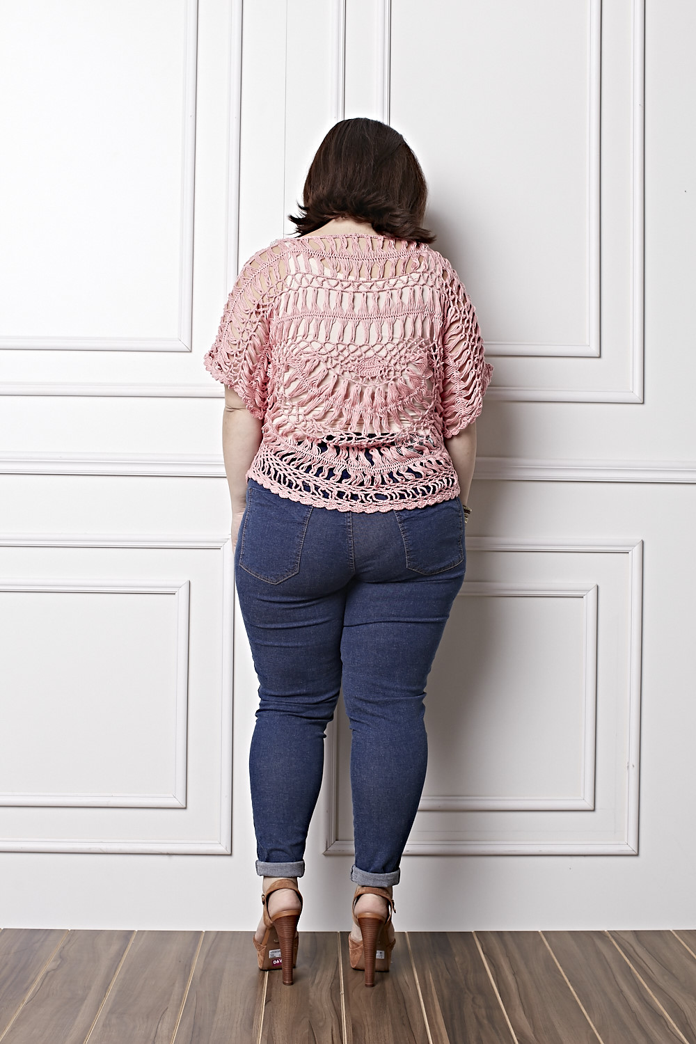 Plus Size - Blusa Rosa