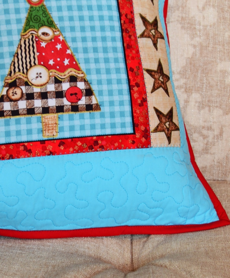 Almofada de Natal Azul