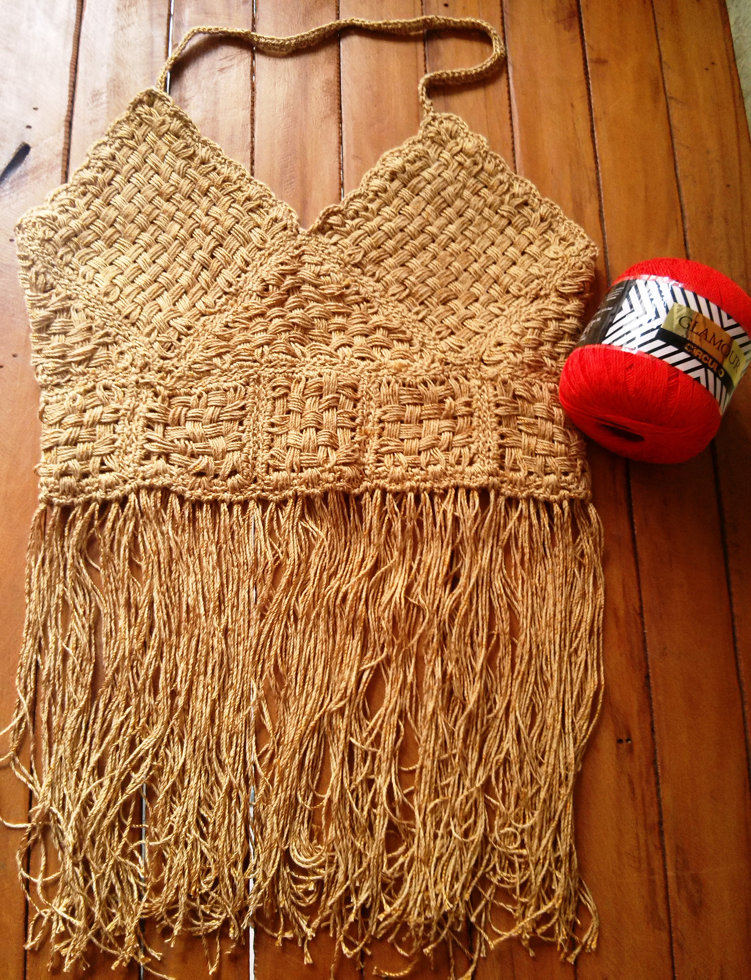 Cropped Glamour em Patch Tear