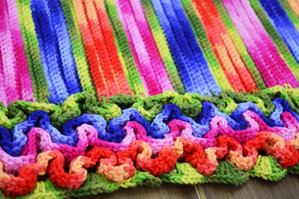 Tapete em Crochê Multicolorido