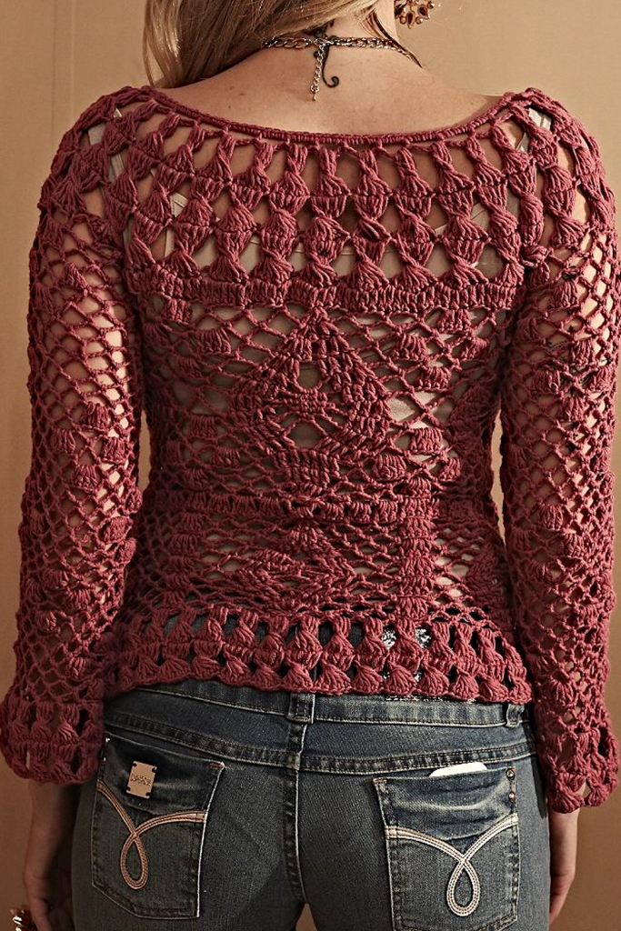 Blusa Bordô Paris