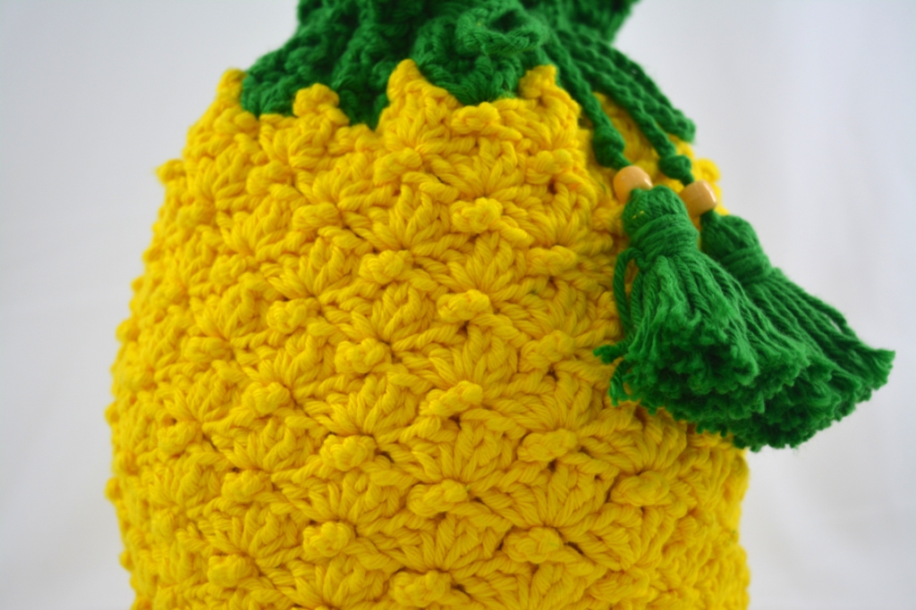 Bolsa de Crochê Abacaxi