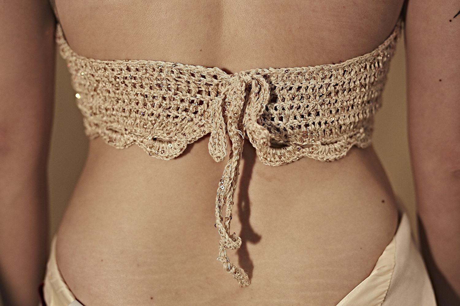 Cropped Dourado Chic