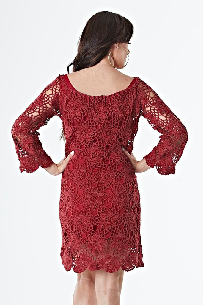 Vestido Marsala Charme