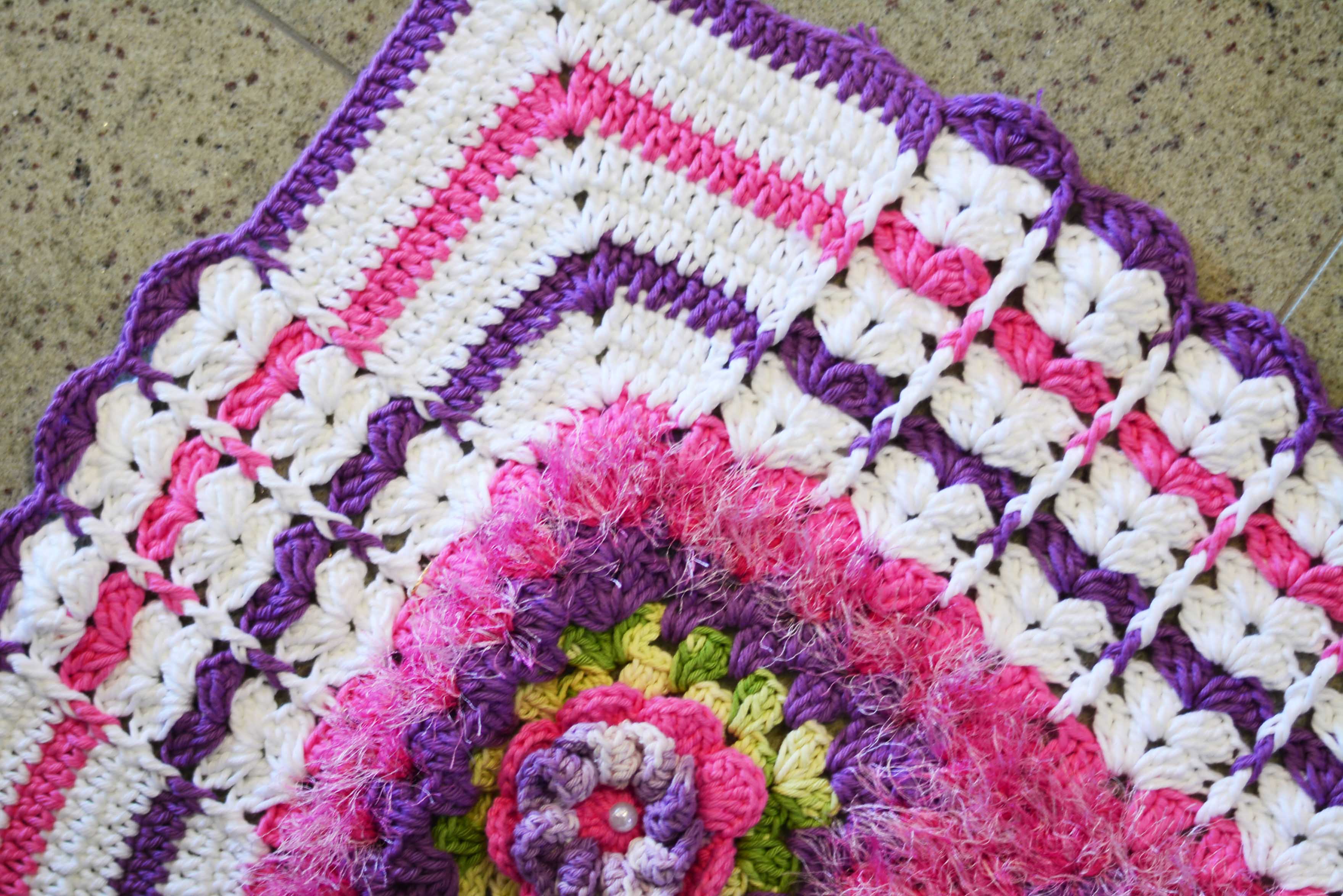 Tapete Lilás com Rosa