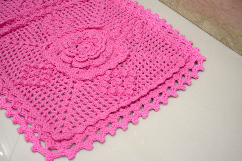 Jogo de Banheiro Maxcolor Pink