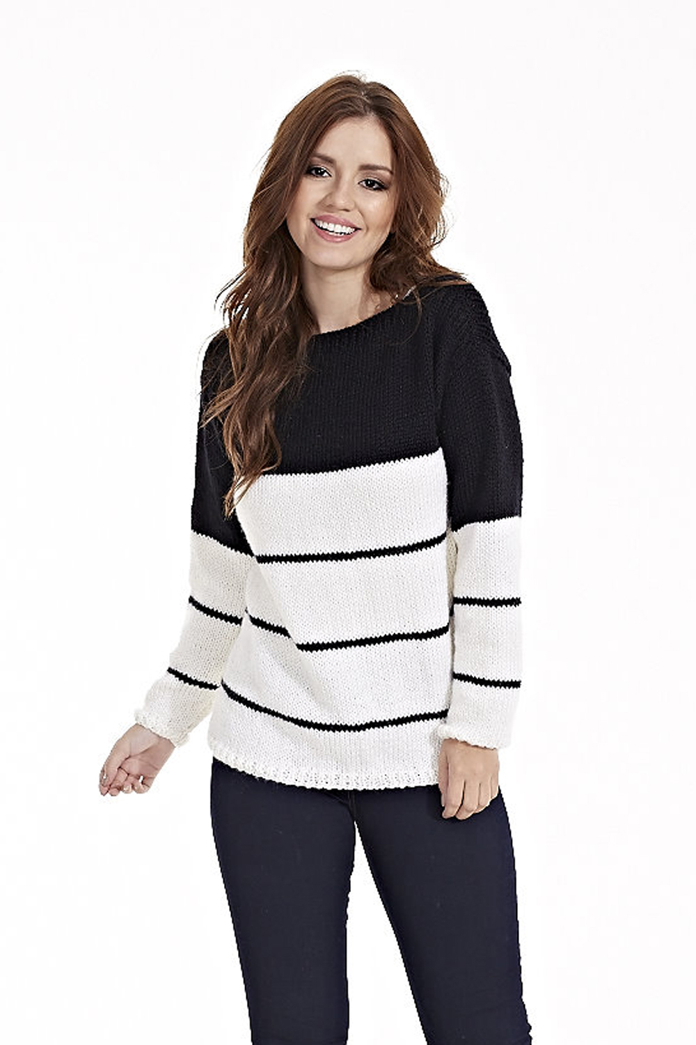Blusa Seda Com Listra