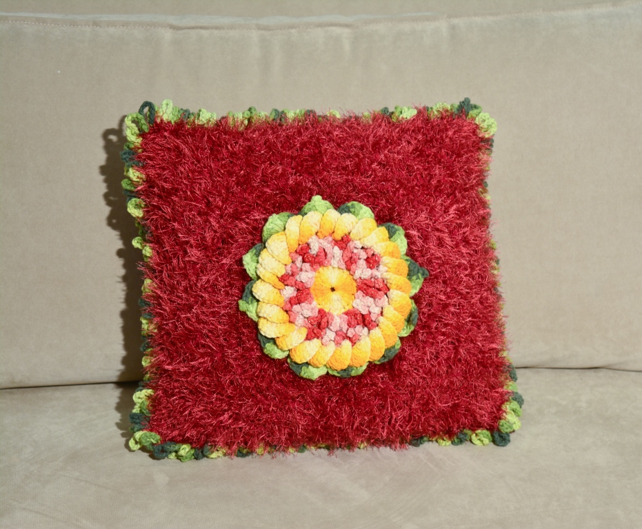 Almofada Decore com Girassol Central