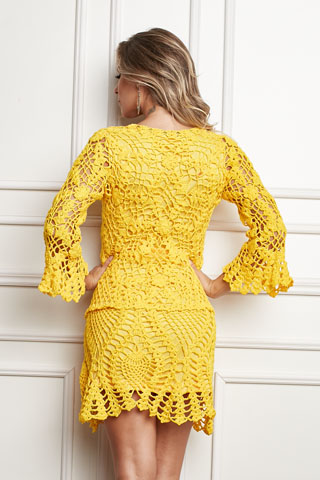 Vestido Amarelo Charme