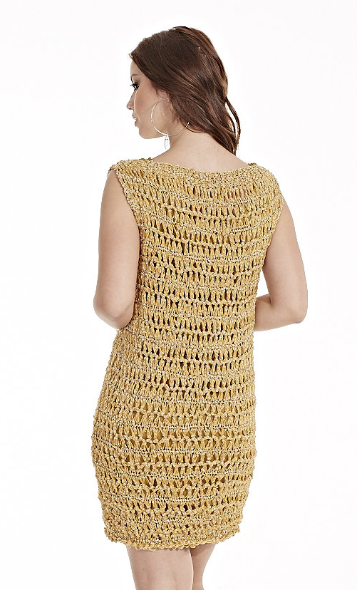 Vestido em Crochê de Grampo